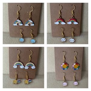 *3 for 20* Whimsical Rainbow Earring Sets